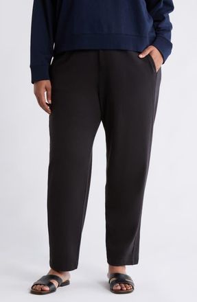 Eileen Fisher Slouch Ankle Pants in Washed Black at Nordstrom, Size 3 X