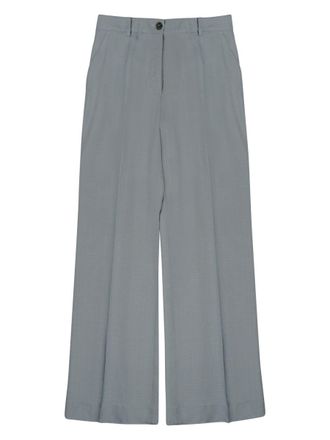 P.A.R.O.S.H. Wide-Leg High-Waist Trousers With Front Button Closure
