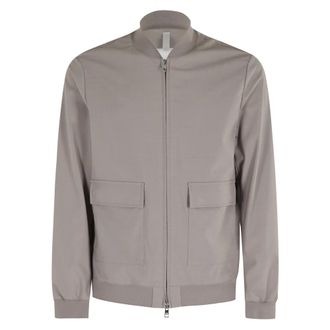 Duno Light Jackets, male, Brown, Size: 2XL Bomber Jacket with Flaps