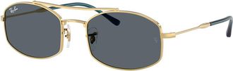 Ray-Ban RB3719 9278R5 Mens Sunglasses Gold Size 54