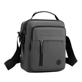 Generic Compatible For Mens Handbag Shoulder Bag(Grey)