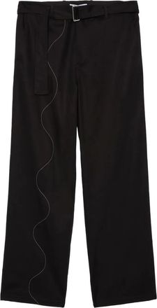 Msgm Pantaloni dritti - Nero