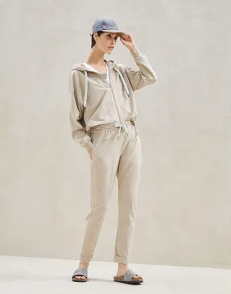 Brunello Cucinelli Tailored Drawstring Trousers - Beige
