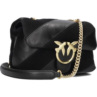 Pinko Pinko, Dames, Tassen, Zwart, Maat: ONE Size Wol