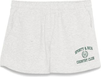 Sporty & Rich Varsity Crest shorts - Grijs