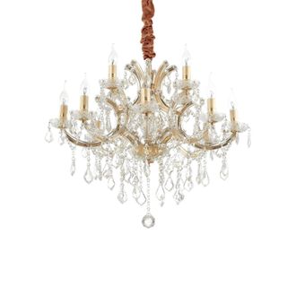 Netlighting Napoleon 12 Light Pendant Light Gold