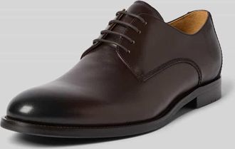 Digel Derby-Schuhe aus Leder Modell SEBASTIAN in Dunkelbraun, Gr&ouml;&szlig;e 40