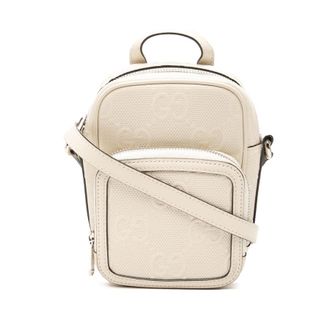 Gucci Pre-owned Gucci Mini GG Embossed Perforated Calfskin Satchel Unisex NI6NX515U7OFFXY3
