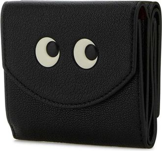 Anya Hindmarch Calf Leather Wallet - Black