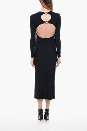 Burberry Tubino Cut-out CORINNE con Anelli in Metallo Burberry