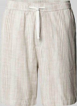 s.Oliver Red Label Relaxed Fit Bermudas aus reiner Baumwolle in Beige, Gr&ouml;&szlig;e XXXL