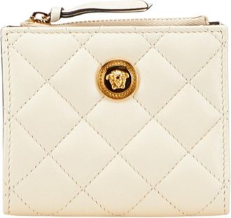 Versace ivory Leather Wallet (Bi-Fold) (Pre-Owned)