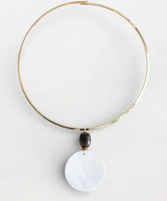 By Lilla Mojave Chunky Statement Long Necklace in Gold at Nordstrom, Size 5.5