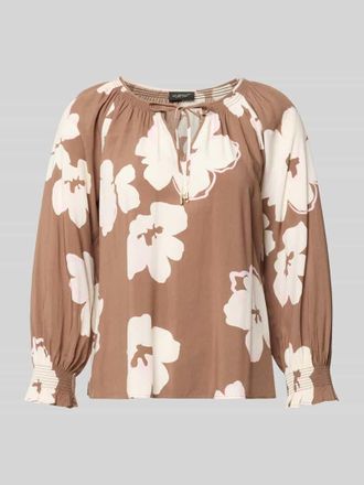 s.Oliver Black Label Loose Fit Blusenshirt aus reiner Viskose in Mittelbraun, Gr&ouml;&szlig;e 34