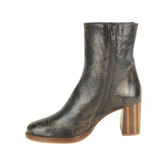 Zinda Serpent Botje DH 6cm - Dames - Schoenen - Bruin - Maat: 41 EU