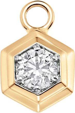 Sara Weinstock 18K yellow gold diamond pendant charm - Oro
