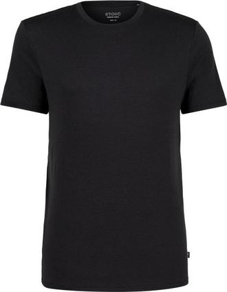 Stoic MerinoPure180 HaldenSt. T-Shirt Merinoshirt f&uuml;r Herren | schwarz