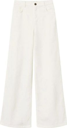 Twinset Pantalones Anchos - Trousers - Mujer - Blanco - XL
