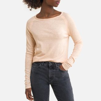 American Vintage T-shirt met ronde hals en lange mouwen Sonoma