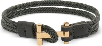 Tom Ford Bracciale intrecciato - Verde