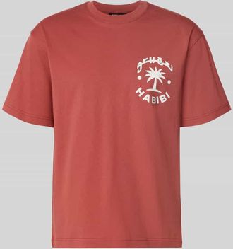 Strellson Regular Fit T-Shirt aus reiner Baumwolle Modell KARAN in Hellrot, Gr&ouml;&szlig;e XXL