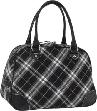 Burberry Pre-owned Handbags, female, Black, Size: ONE SIZE Pre-owned Nylon Handbag