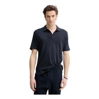Marc O'Polo Heren, Tops, Blauw, Maat: M Linnen