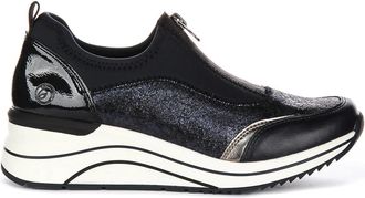 Remonte Sneakers, female, Blue, 8 UK, Blue Nubuck Leather Trainers Women