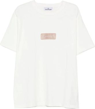 Stone Island Hombre, Camisetas, Blanco, Talla: L