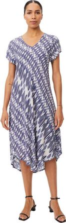 Masai Manebili Silky Drape V-Neck Dress in Medieval Blue at Nordstrom, Size Xx-Large