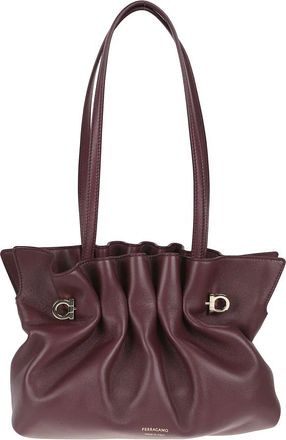 Ferragamo Shoulder Bags, female, Purple, Size: ONE SIZE Soft Bag