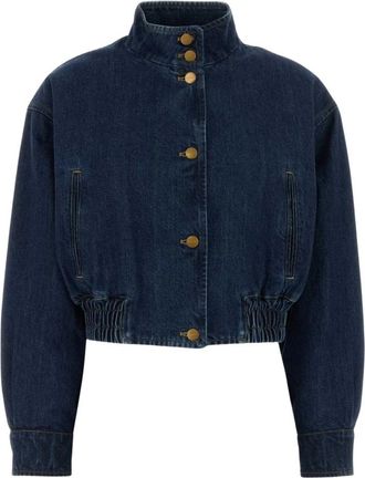 Jil Sander Denim jacket - Dames - Spijkerjassen - Blauw - M - Denim - Jassen