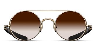 Matsuda M3128 BG-BLK Mens Sunglasses Gold Size 48