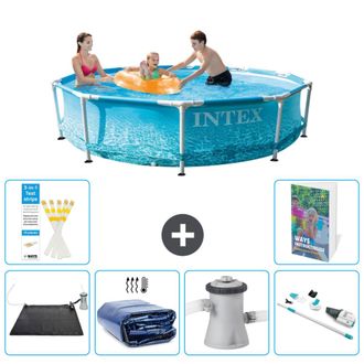 Intex Piscina Con Estructura Redonda - 305x76 Cm - 7-piezas S82