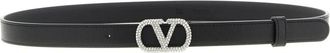 Valentino Garavani Belts - Dames - Riemen - Zwart - 85 CM - Leer - Accessoires