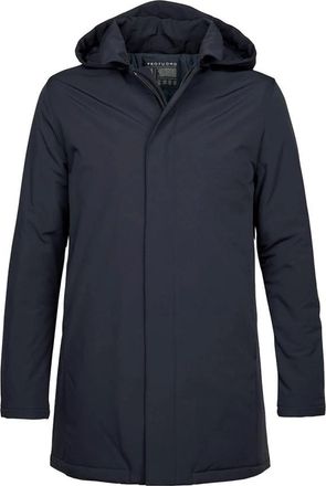 Profuomo Heren, Mantels, Blauw, Maat: 2XL Poliester