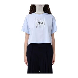 Max Mara Camiseta Funale - Tops - Mujer - Azul - M