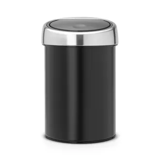 Brabantia Touch Bin 364440 - Cubo De Basura, 3 L, Cubo Interior De Pl&aacute;stico Extra&iacute;ble, Color Negro Mate