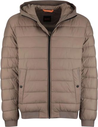 HUGO BOSS Heren, Jassen, Bruin, Maat: XL Leer