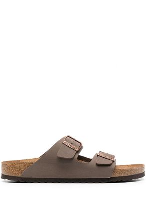 Birkenstock Women Arizona Birko-Flor Nubuck Size: 40, colour: MOCCA