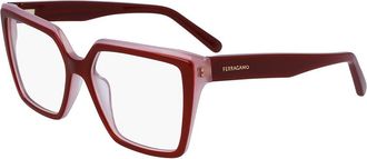 Ferragamo Demo Square Ladies Eyeglasses SF2950N 614 54