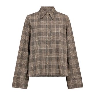 Mos Mosh Camisa - Blouses & Shirts - Mujer - Marr&oacute;n - M
