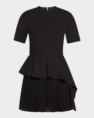 SIMKHAI Surry Short-Sleeve Mini Dress