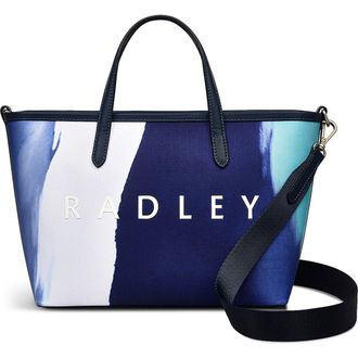 Radley London Southwell Gardens Stripe Medium Crossbody Bag in Ink at Nordstrom Rack