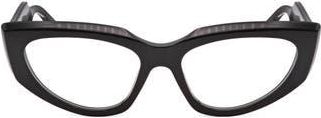 Marni 55mm Cat Eye Reading Glasses in Black at Nordstrom Rack
