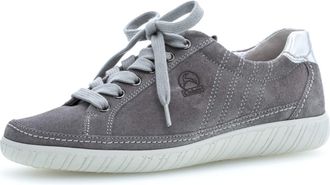 Gabor Womens low shoes, womens low trainers, loose insert, moderate extra width (G). Grey Size: 4 UK