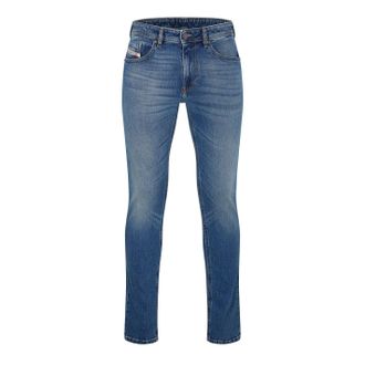 Diesel Mens Mid Rise Straight Leg Jeans in Blue Denim - Size 34W/34L