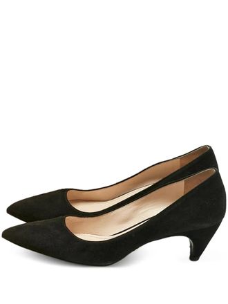 Prada suede pointed pumps - Black