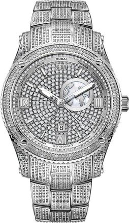 JBW Jbw Mens Jet Setter Gmt Diamond Watch