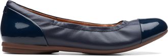 Clarks Rena Jazz in Blue Leather